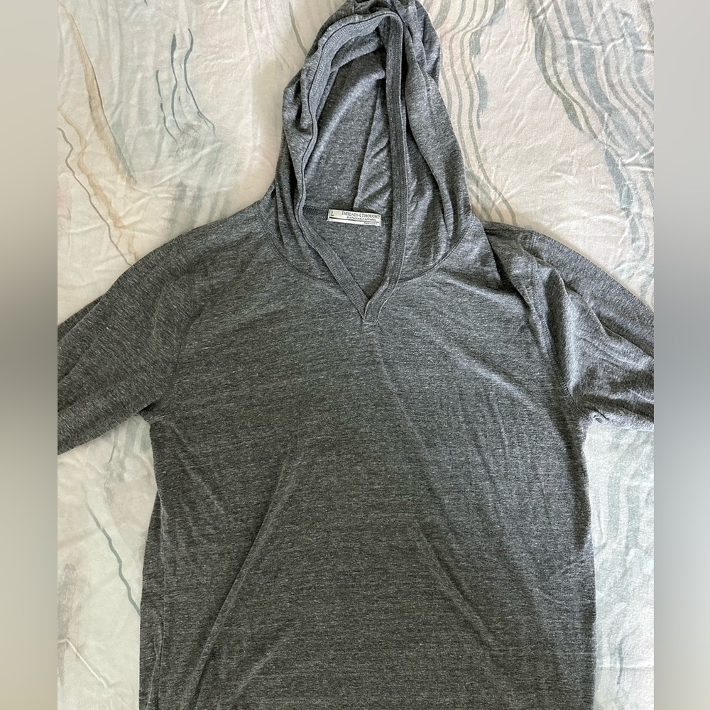 Threads 4 Thought Sustainable Hooded Long Sleeve Tee - Size L